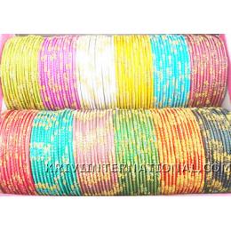 KKLK06017 12 dozen metallic bangles in 12 different colours