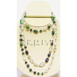 KNKS01007 Multi Colored Costume Jewelry Long Necklace