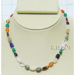 KNKS06003 Semi Precious Stone Necklace