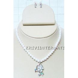 KNKT06031 Indian Jewelry Necklace Earring Set