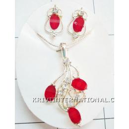 KNKT06A44 Designer Costume Jewelry Necklace Set