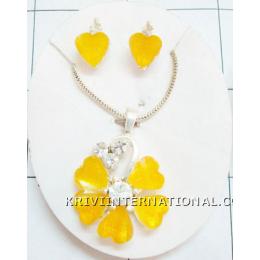 KNKT06B46 Exclusive Victorian Jewelry Necklace Set 