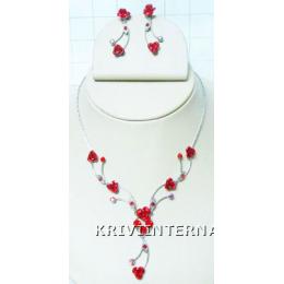 KNKT12A05 Beautiful Fashion Jewelry Necklace Set