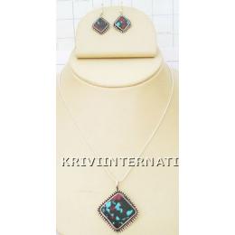 KNLK01001 Costume Jewelry Necklace Set