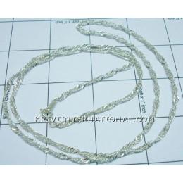 KNLK01022 Costume Jewelry Silver Look Chains