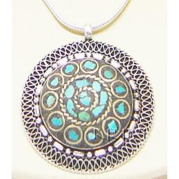 KPKS03060 Turquoise Color Stone Fashion Pendant