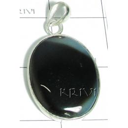 KPLL08012 Latest White Metal Onyx Pendant