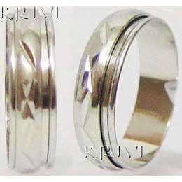 KRKR08015 Plain Flat Fashion Jewelry Ring