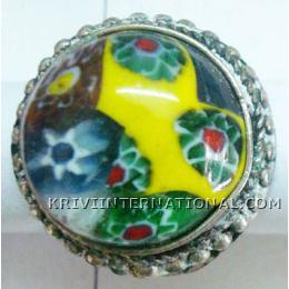 KRKT07004 Fine Design Beaded Ring