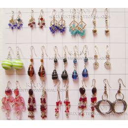 KWKQ11028 Wholesale Lot Package of Multi Coloured Earrings