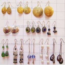 KWKQ11031 Indian Imitation Wholesale Hip Hop Earrings