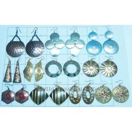 KWLK01002 Wholesale Lot of 25pc Metal Earrings