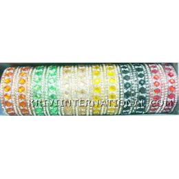 KWLK04002 Wholesale Lot of 6 sets of Lac Bangles