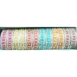 KWLK04005 Wholesale Lot of 6 sets of Lac Bangles