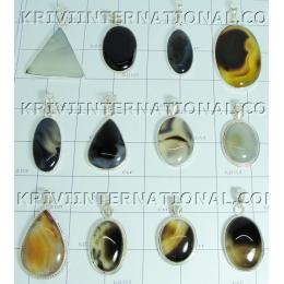 KWLL09004 Lot of 750 gms (26.45 oz) Cab Stone Onxy Pendants