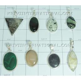 KWLL09009 Lot of 750 gms (26.45 oz) Cab Stone Jesper Pendants