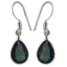 SAELS01054 Mystic Topaz Earrings 925 Sterling Silver