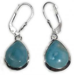 SAELS01091 Larimar Earrings 925 Sterling Silver