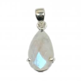 SAPLS01062 Rainbow Moonstone Pendant 925 Sterling Silver