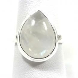 SARLS04018 Rainbow Moonstone Ring 925 Sterling Silver